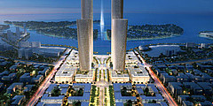 Высотки Lusail Plaza Towers, Катар
