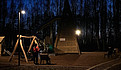 Освещение набережной Енисея в Лесосибирске - фотография 3