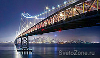 Крупнейшее световое шоу – мост Bay Bridge в Сан-Франциско украсят 25 тыс. LED-ламп