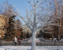 Светодиодное дерево на Аллее Героев будет украшать Волгоград круглый год