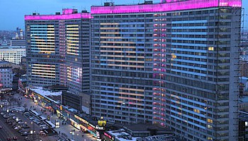 Архитектурная подсветка Philips украсила фасады домов на центральных улицах Москвы