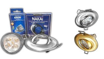 Светодиодная лампа NAKAI™ MR16 5.8W + тонкий встраиваемый светильник в ПОДАРОК!