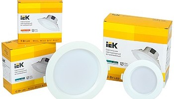 Новинка IEK Lighting – светодиодные даунлайты ДВО 1701-1704 IEK® со встроенным драйвером