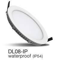 GlacialLight расширяет серию влагозащитных потолочных светильников линейкой GL-DL08-IP 8”