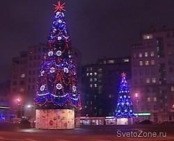 Столицу украшают энергосберегающими гирляндами
