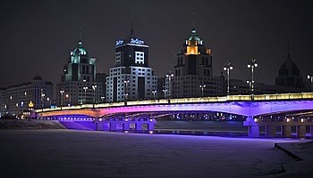Архитектурные объекты Астаны преобразились благодаря световым решениям Philips