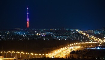 В России появилась яркая и энергоэффективная телебашня