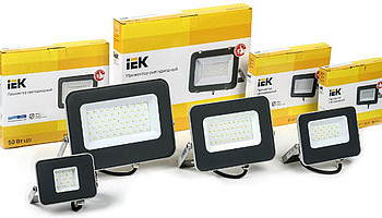 Модернизированные светодиодные прожекторы СДО 07 IEK® - 50 000 часов эффективной работы