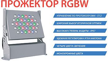 ПРОЖЕКТОР RGBW - светильники для архитектурной подсветки