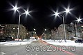 Освещение светодиодными светильниками жилого квартала
