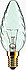 Deco Candle Twisted BW-shape clear