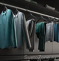 Держатель для одежды Dresschanger LED от Philips представит одежду в выгодном свете